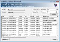 MPU Registre des changements
